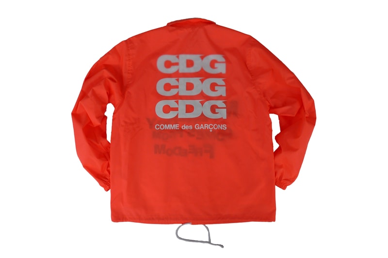 CDG Hoodies Jackets T-shirts tees backpacks comme des garcons new tokyo store marunouchi green pink orange