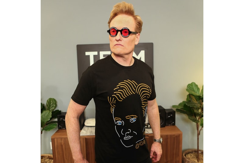 Chinatown Market Conan O'Brien Jackets Tees Body Pillows Black White Yellow Smiley