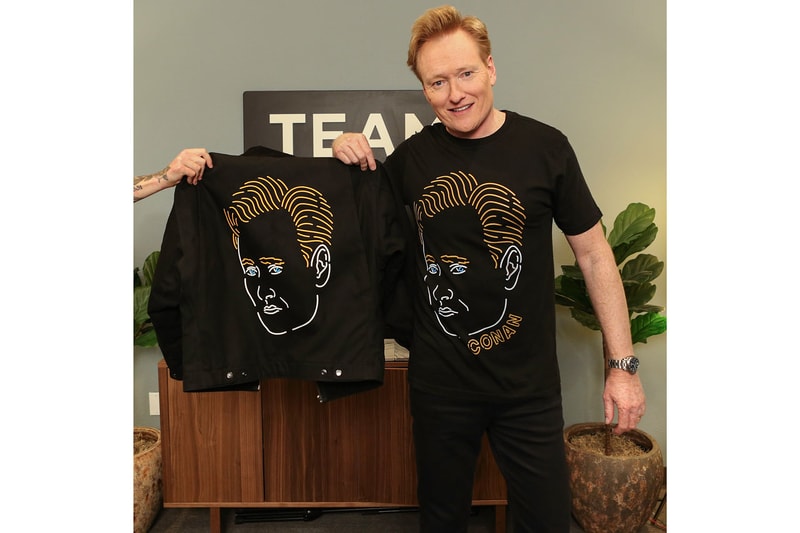 Chinatown Market Conan O'Brien Jackets Tees Body Pillows Black White Yellow Smiley