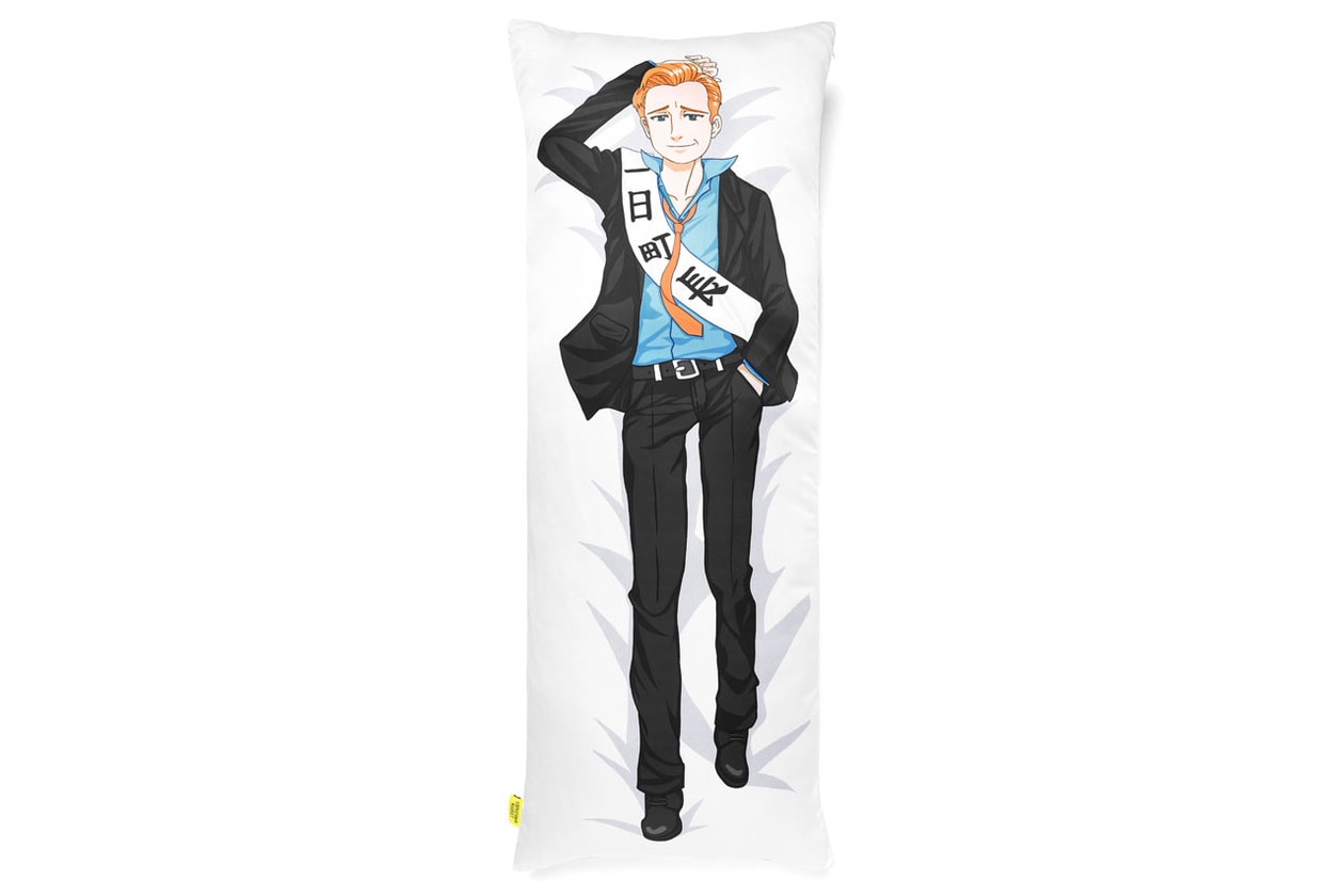 Chinatown Market Conan O'Brien Jackets Tees Body Pillows Black White Yellow Smiley 