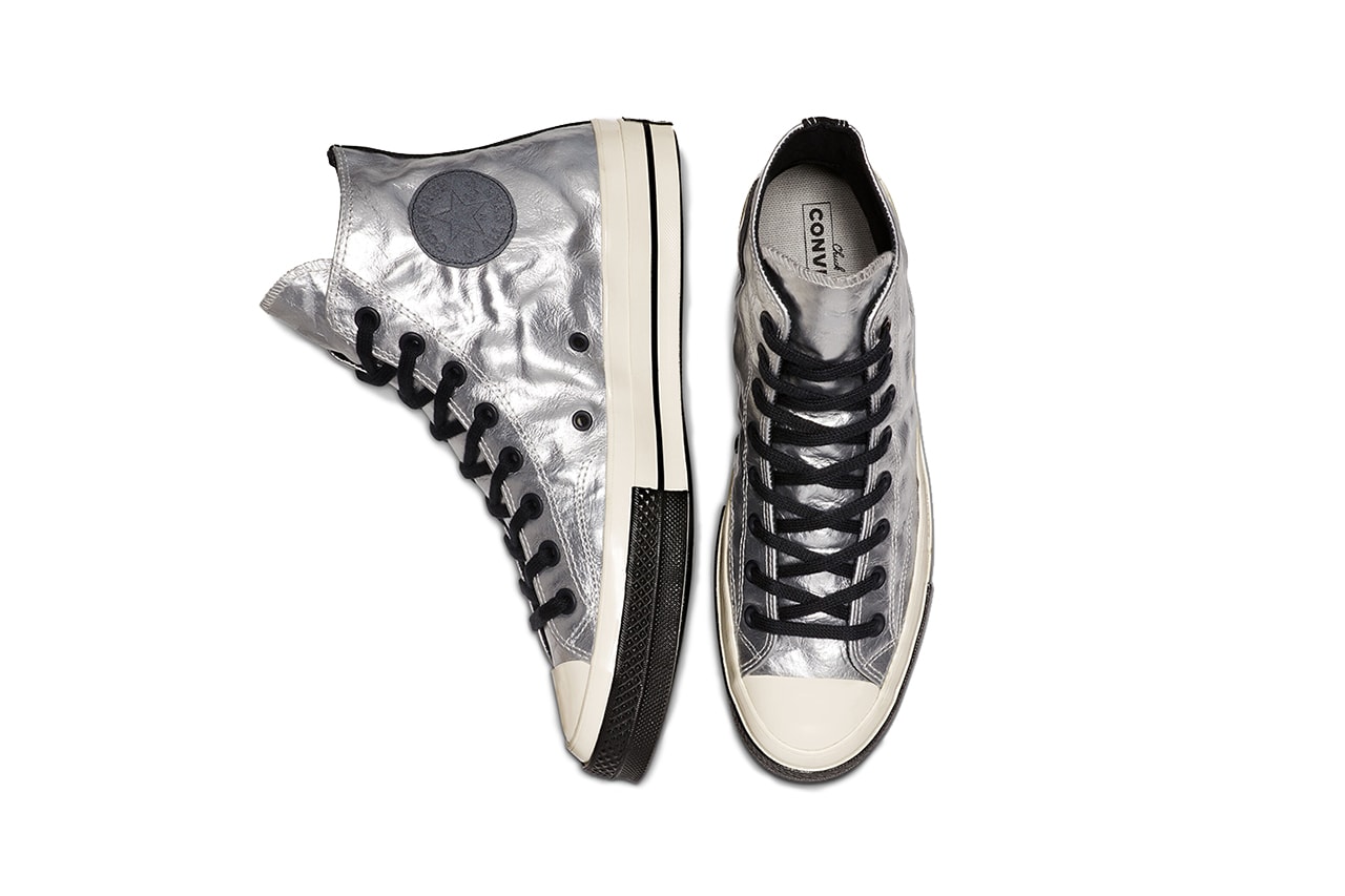 Converse Chuck Taylor All-Star "Flight School" pack 70 colorway black silver egret colorway release info 165050C 165049C