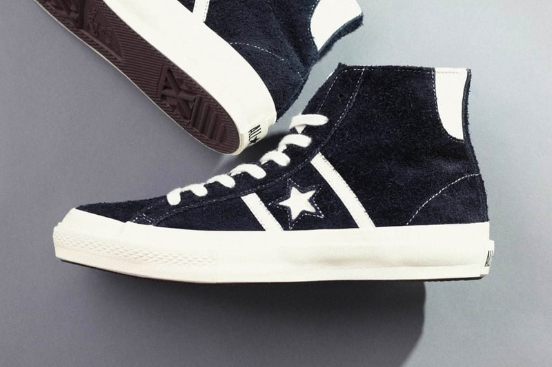Converse Stars & Bars 50th Anniversary Release black blue white Suede Hi