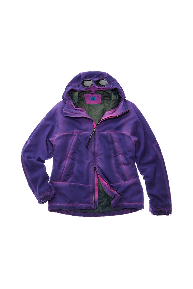 C.P. Company "The Eclipse" Proprietary Technology Fall Winter 2019 Capsule Collection Process Dying Technique Dual-Dye Re-Color High Visibility Polyester Substrate Fluorescent Transparent Resin Massimo Osti