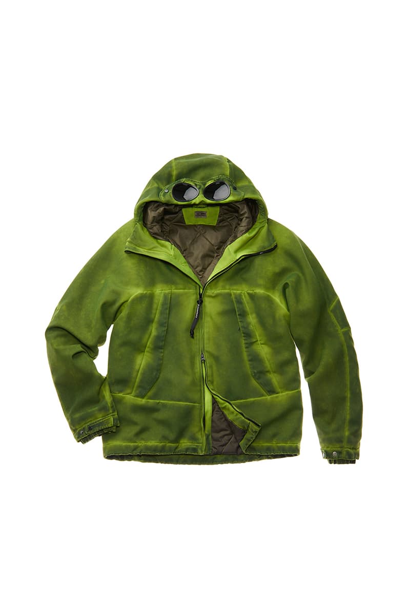 C.P. Company "The Eclipse" Proprietary Technology Fall Winter 2019 Capsule Collection Process Dying Technique Dual-Dye Re-Color High Visibility Polyester Substrate Fluorescent Transparent Resin Massimo Osti