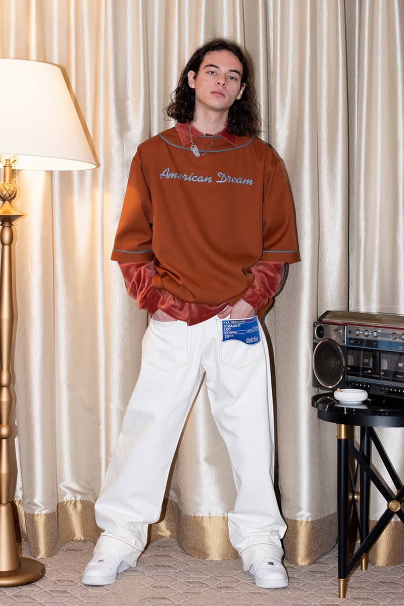Dairiku fw19 American Dream Lookbook Fall Winter Japan Sweaters Windows American Flag