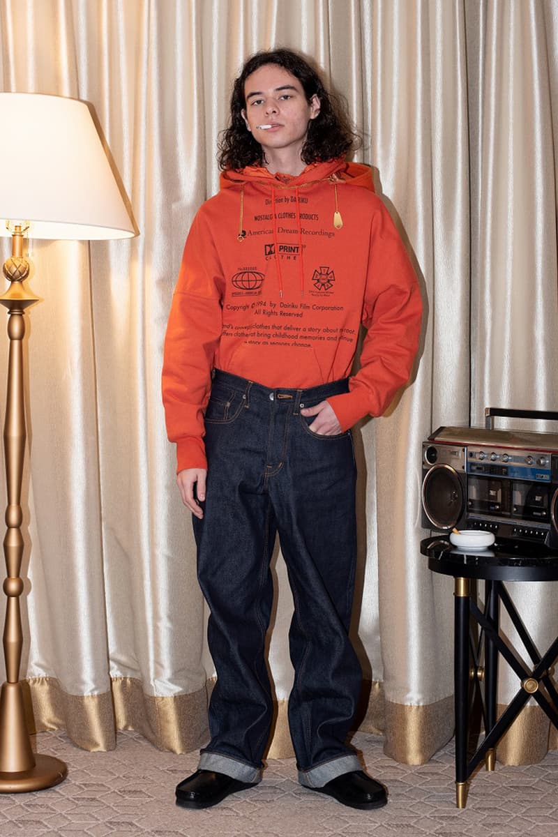 Dairiku fw19 American Dream Lookbook Fall Winter Japan Sweaters Windows American Flag