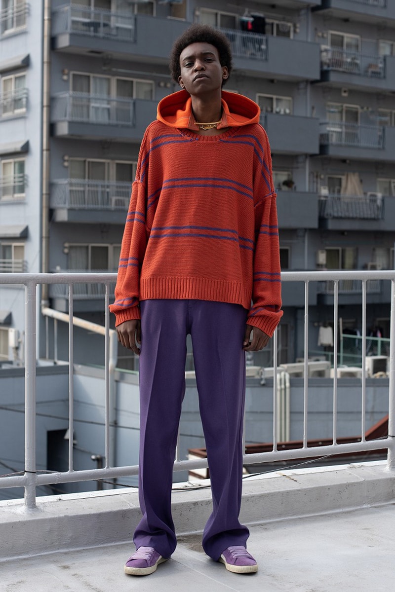 Dairiku fw19 American Dream Lookbook Fall Winter Japan Sweaters Windows American Flag 