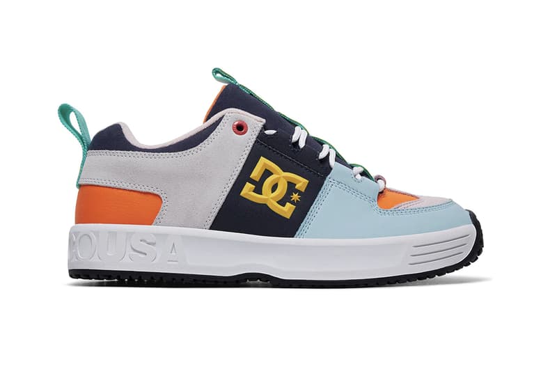 DC Shoes Legacy OG Lynx OG Multi Pack skateboarding skate shoes pastel color bright summer carbon fiber midsole embossed suede pink blue light grey black navy orange yellow teal