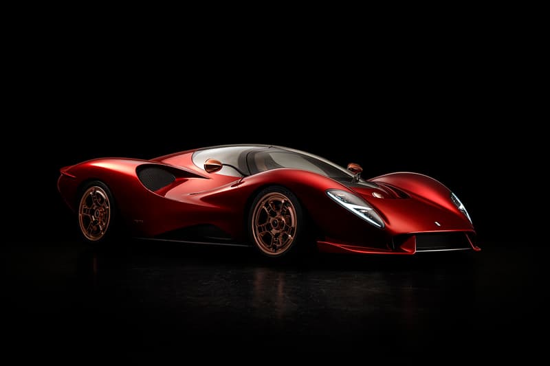 De Tomaso P72 Unveiling Goodwood Festival of Speed Supercar Hypercar Performance 60th Anniversary Model $845000 USD Interior Design Opulent Carbon fiber chassis cell  