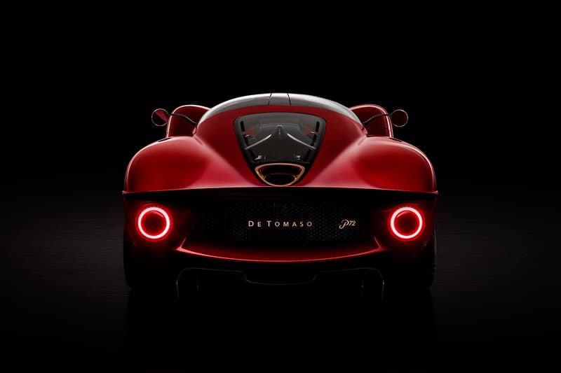 De Tomaso P72 Unveiling Goodwood Festival of Speed Supercar Hypercar Performance 60th Anniversary Model $845000 USD Interior Design Opulent Carbon fiber chassis cell  