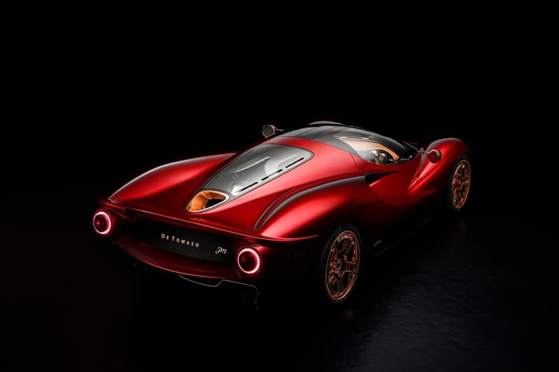 De Tomaso P72 Unveiling Goodwood Festival of Speed Supercar Hypercar Performance 60th Anniversary Model $845000 USD Interior Design Opulent Carbon fiber chassis cell
