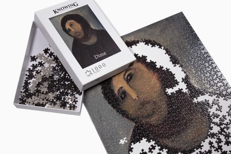 Dime Ecce Homo 1000 Piece Puzzle Set Release art design painting jesus christianity restoration collectibles
