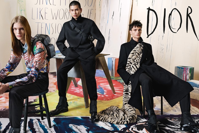 Dior Mens Collection Fall Winter 2019 Steven Meisel Raymond Pettibon Kim Jones Christian Dior campaign images 