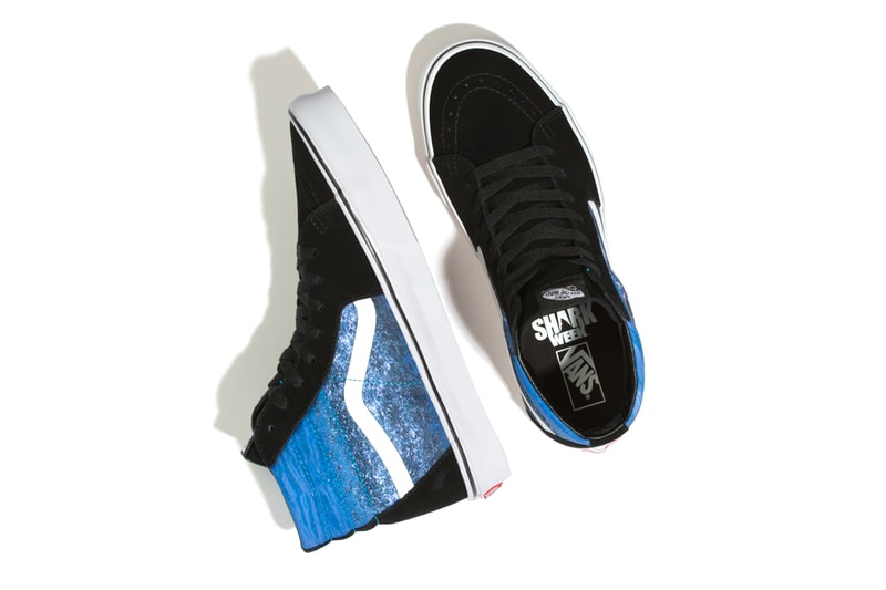 Discovery Shark Week Vans Collection Release Sk8 Hi Slip On Info Buy Oceana