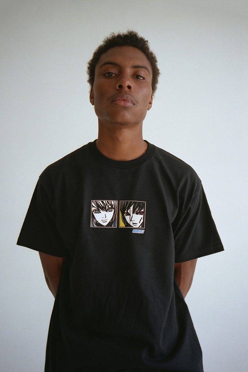 DIVINITIES Summer 2019 Collection Lookbook streetwear graphic t-shirts tees vest pants dickies workwear retro inspired winona ryder animorphs