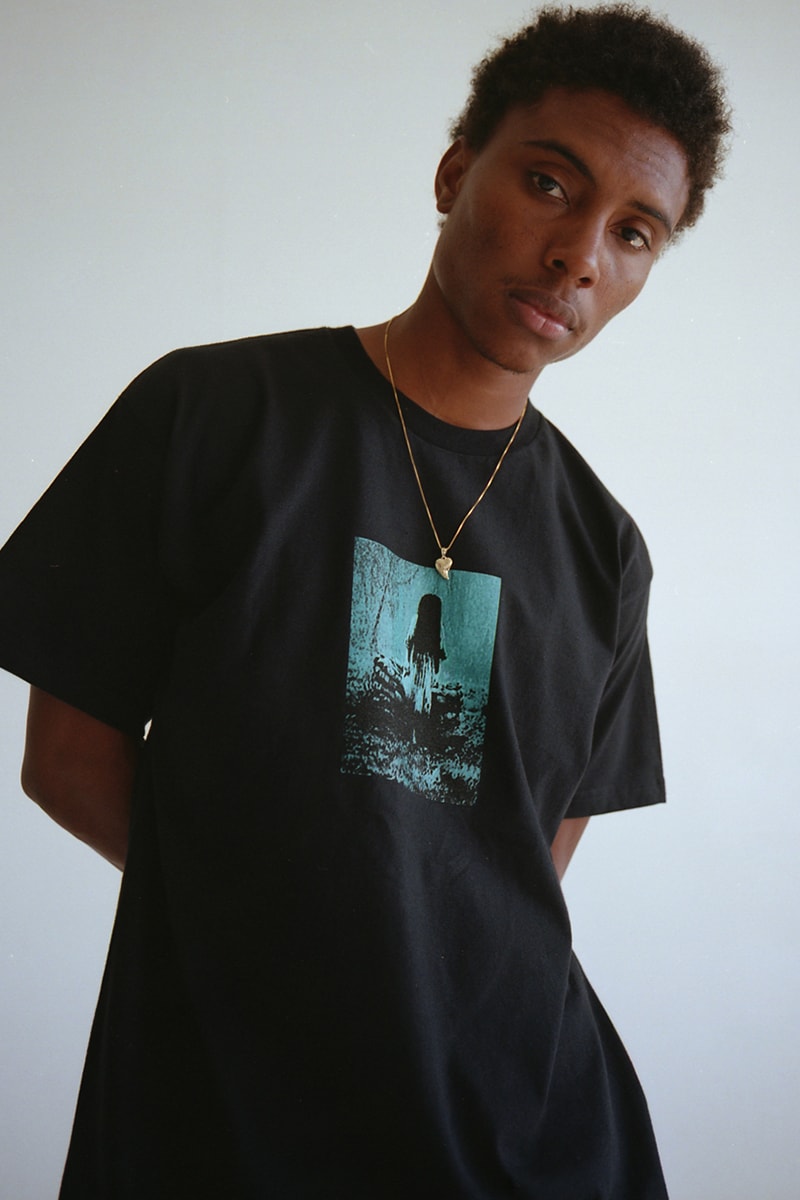 DIVINITIES Summer 2019 Collection Lookbook streetwear graphic t-shirts tees vest pants dickies workwear retro inspired winona ryder animorphs