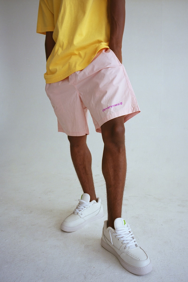 DIVINITIES Summer 2019 Collection Lookbook streetwear graphic t-shirts tees vest pants dickies workwear retro inspired winona ryder animorphs