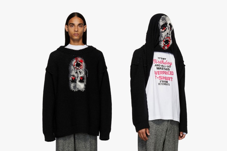 Doublet's Hand-Knit Jacquard Sweater Can Be Worn Inside Out