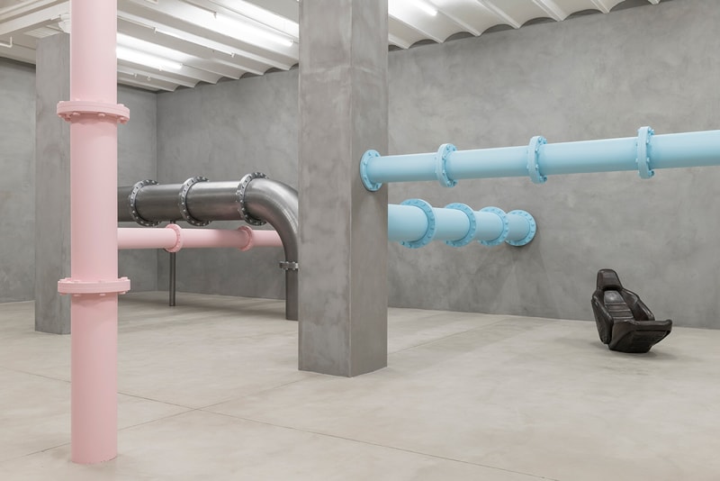 elmgreen dragset its not what you think exhibition blueproject foundation barcelona il salotto gallery artists installation boiler room hiv aids pills pastel colors body metaphor 