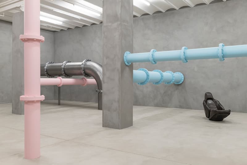 elmgreen dragset its not what you think exhibition blueproject foundation barcelona il salotto gallery artists installation boiler room hiv aids pills pastel colors body metaphor