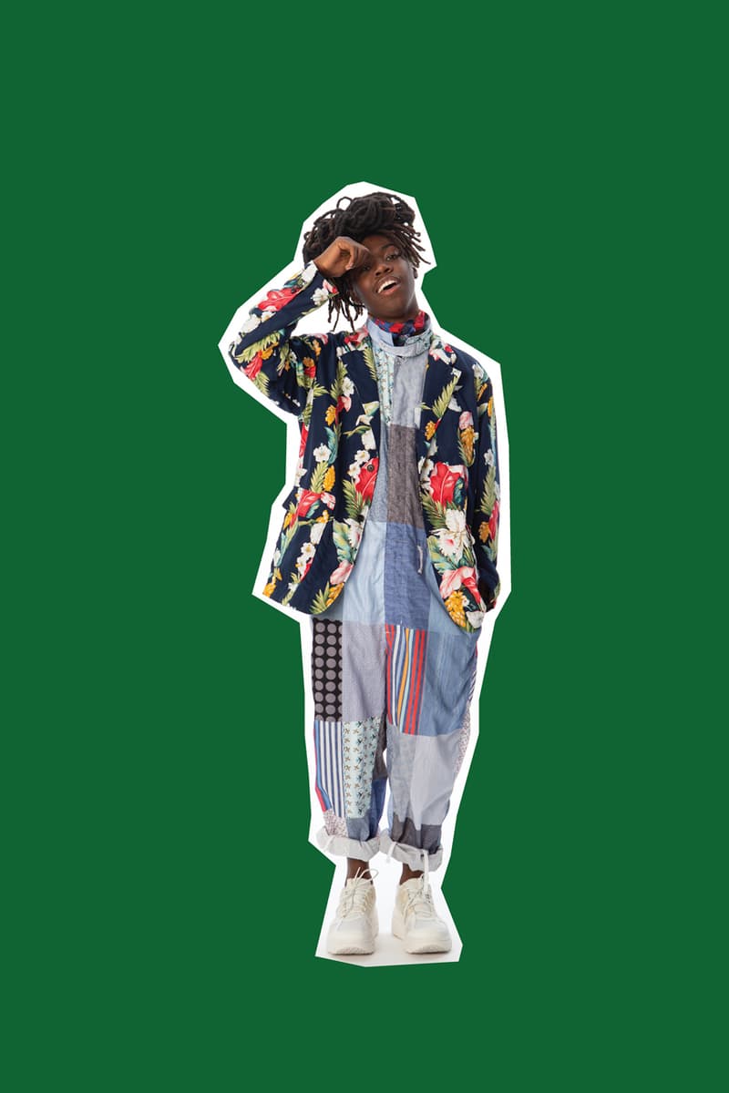 Engineered Garments Spring/Summer 2020 Jackets Pants Dresses Shirts Vests Accessories Floral Patchwork Blue Brown Black Gray Orange Green Beige