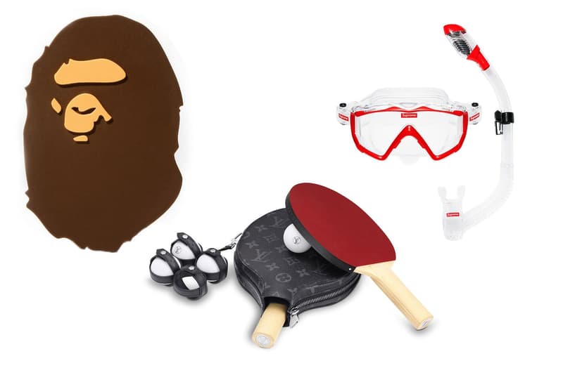 8 Essential Items for Summer Break essential summer 2020 gear accessories fourth of july long weekend bape a bathing ape HELINOX supreme palace louis vuitton chanel rokit rokit Cressi