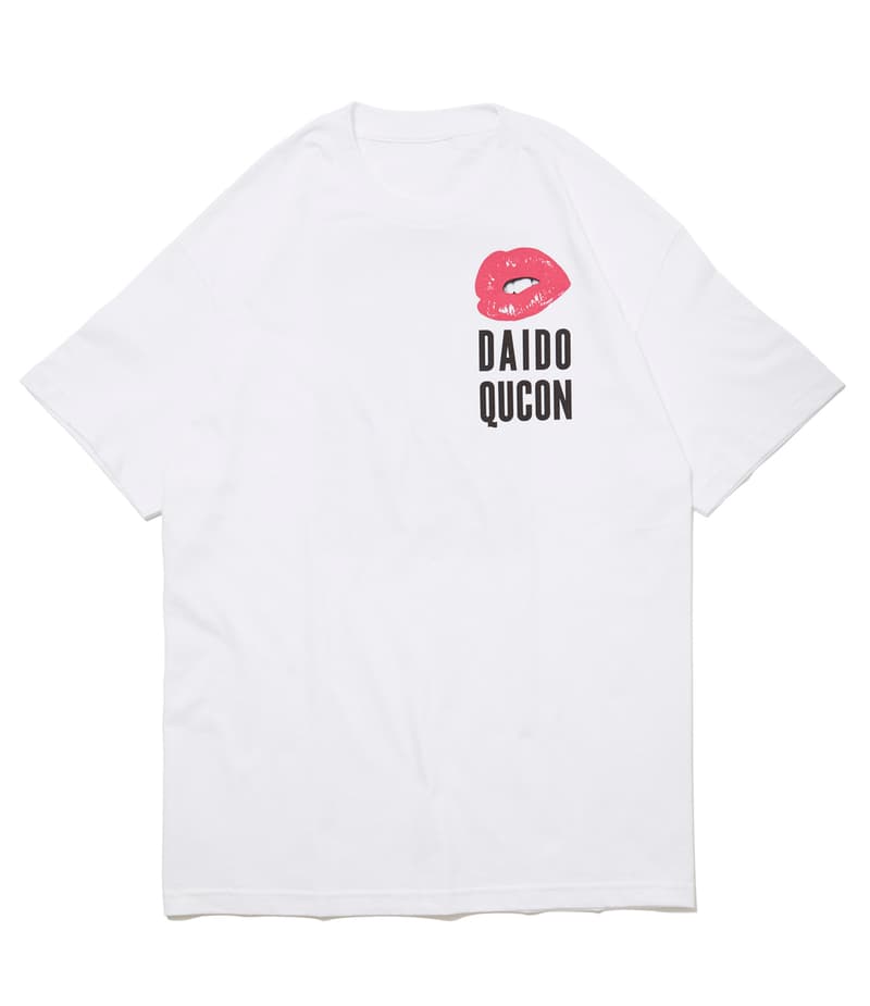 Daido Moriyama Qucon Evisen Skateboards Tees Jackets Bags White Black Photography Lips