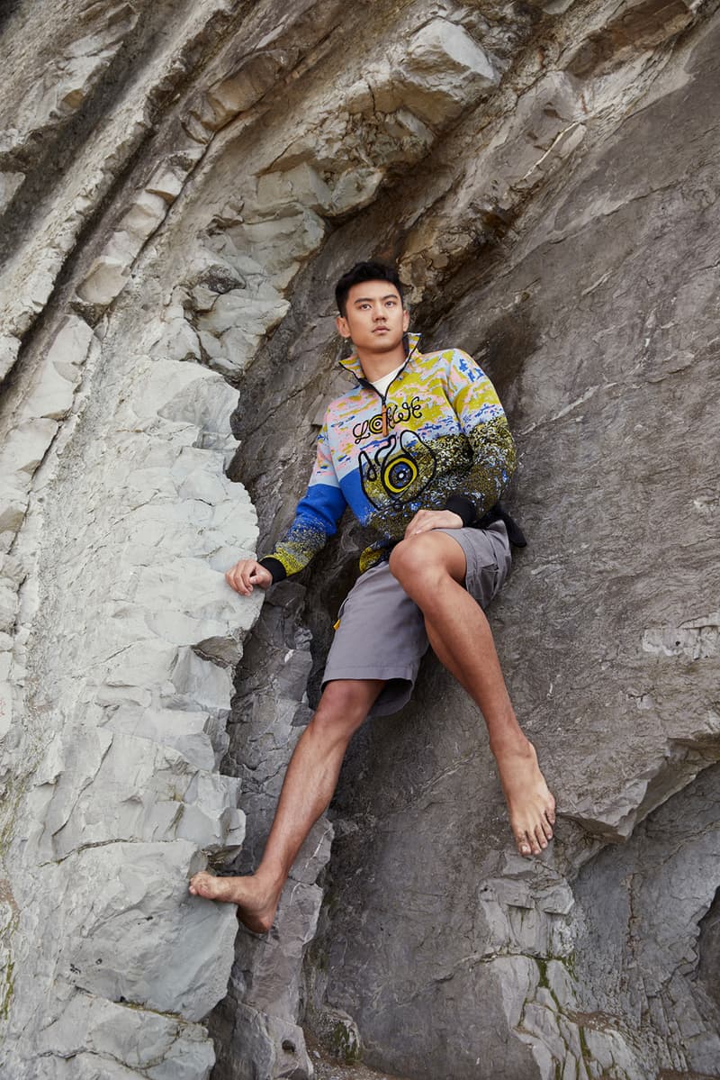 Eye/Loewe/Nature Fall/Winter 2019 collection lookbook campaign release Jackets Shorts Parkas Tees Accessories Green Orange Yellow Blue Gray