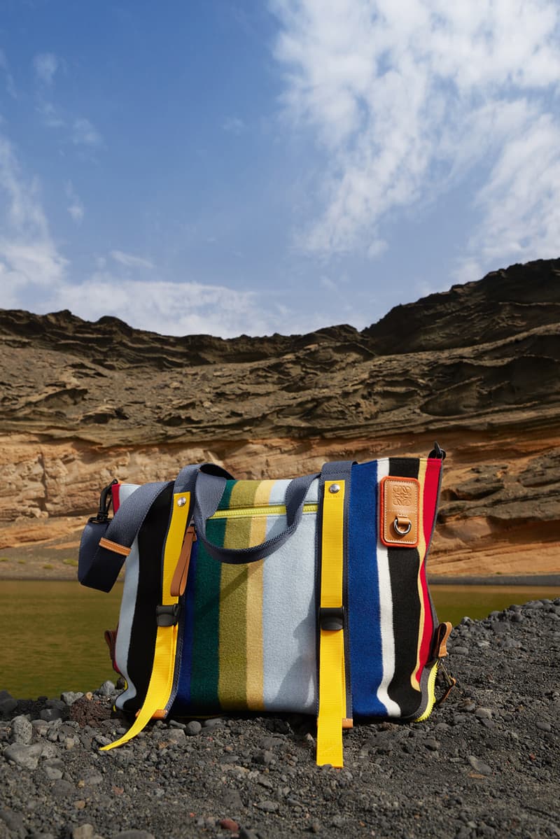 Eye/Loewe/Nature Fall/Winter 2019 collection lookbook campaign release Jackets Shorts Parkas Tees Accessories Green Orange Yellow Blue Gray
