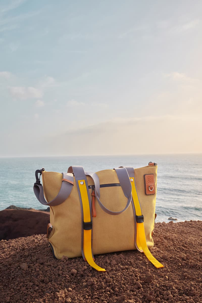 Eye/Loewe/Nature Fall/Winter 2019 collection lookbook campaign release Jackets Shorts Parkas Tees Accessories Green Orange Yellow Blue Gray 