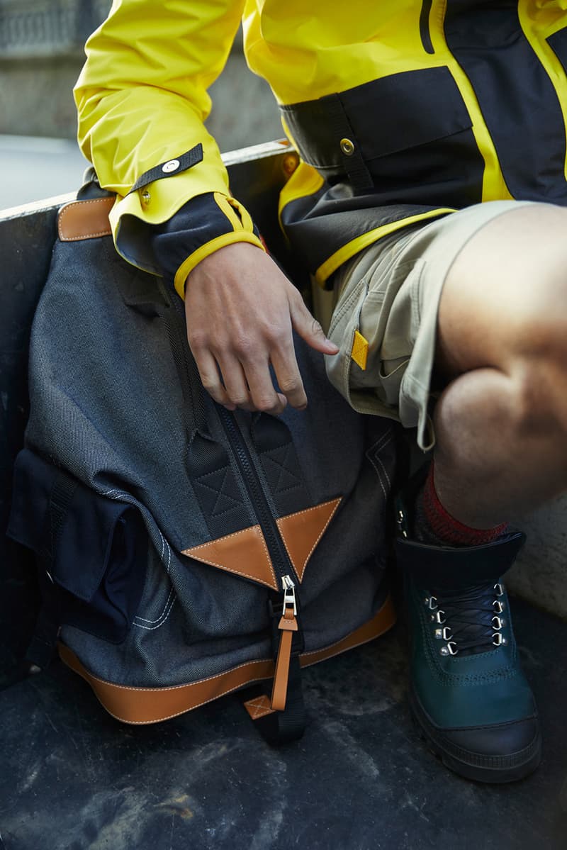 Eye/Loewe/Nature Fall/Winter 2019 collection lookbook campaign release Jackets Shorts Parkas Tees Accessories Green Orange Yellow Blue Gray
