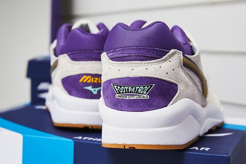 Footpatrol x Mizuno Sky Medal OG Collaboration Sneaker Release Information First Look Drop Retro Runner Japanese Sports Brand London Footwear Store 1992 '90s 