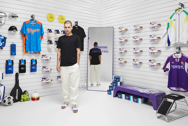 Footpatrol x Mizuno Sky Medal OG Collaboration Sneaker Release Information First Look Drop Retro Runner Japanese Sports Brand London Footwear Store 1992 '90s 