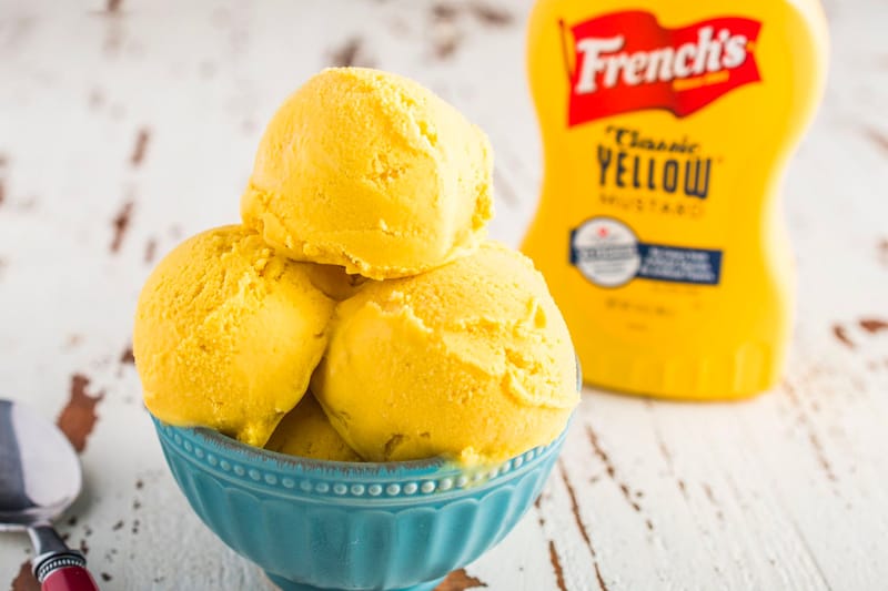 French's Crafts Mustard Ice Cream to Celebrate National Mustard Day