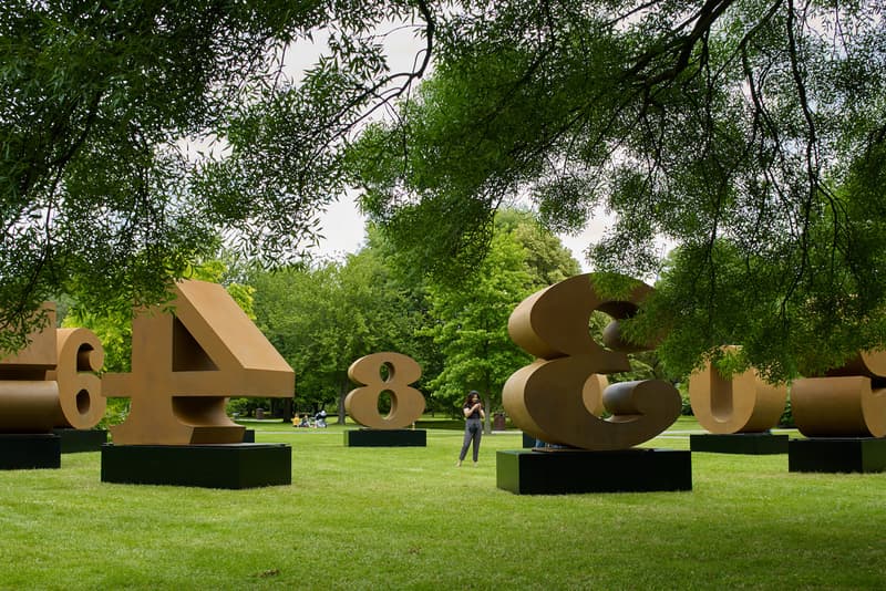 frieze sculpture london artworks sculptures artists tom sachs tracey emin robert indiana vik muniz jaume plensa