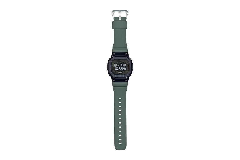 Casio G-Shock GM-5600B-3 Military Camo Release green Black Streel G
