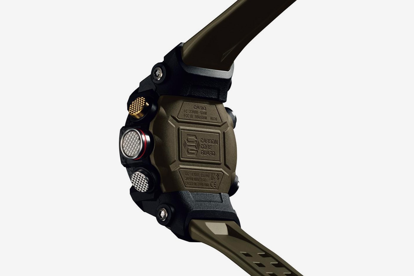 G SHOCK Mudmaster GG B100 Release Info carbon fiber core guard technology altimeter thermometer barometer accelerometer timepiece watches accessories casio