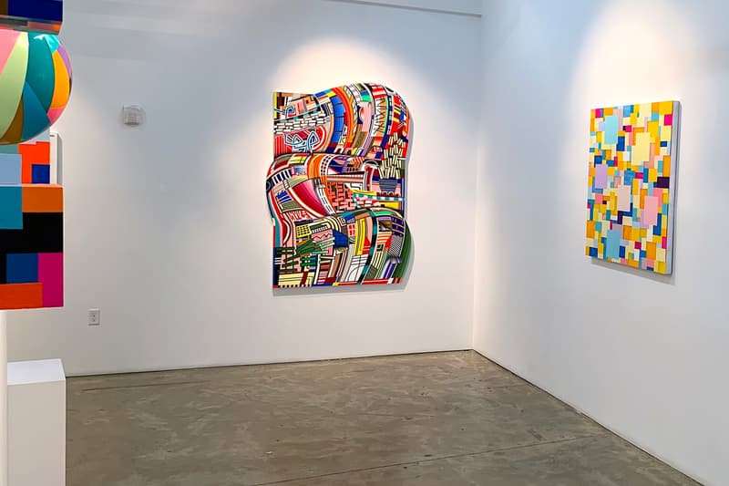 geometric heat gr gallery exhibition adam lucas daniel rich jan kalab artworks paintings marco casentini