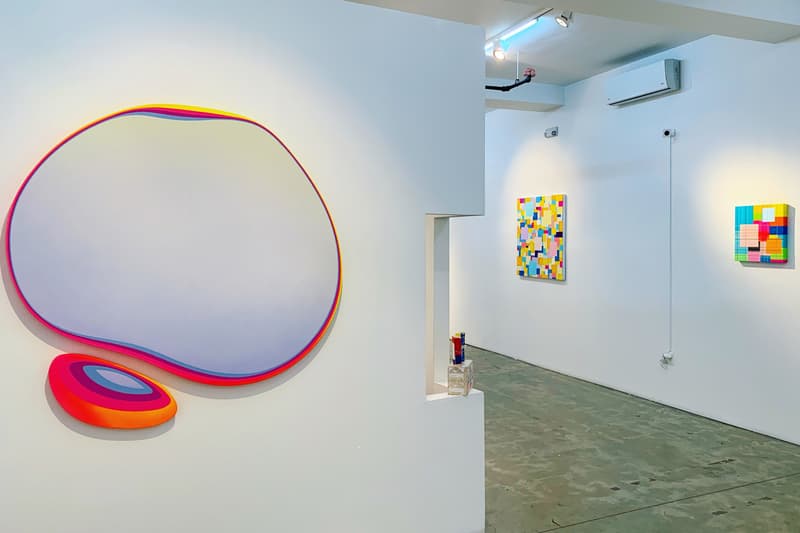 geometric heat gr gallery exhibition adam lucas daniel rich jan kalab artworks paintings marco casentini