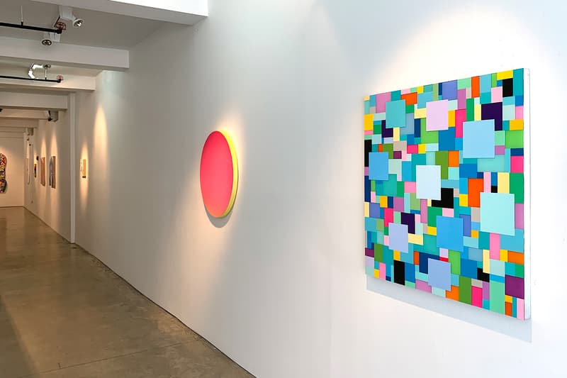 geometric heat gr gallery exhibition adam lucas daniel rich jan kalab artworks paintings marco casentini