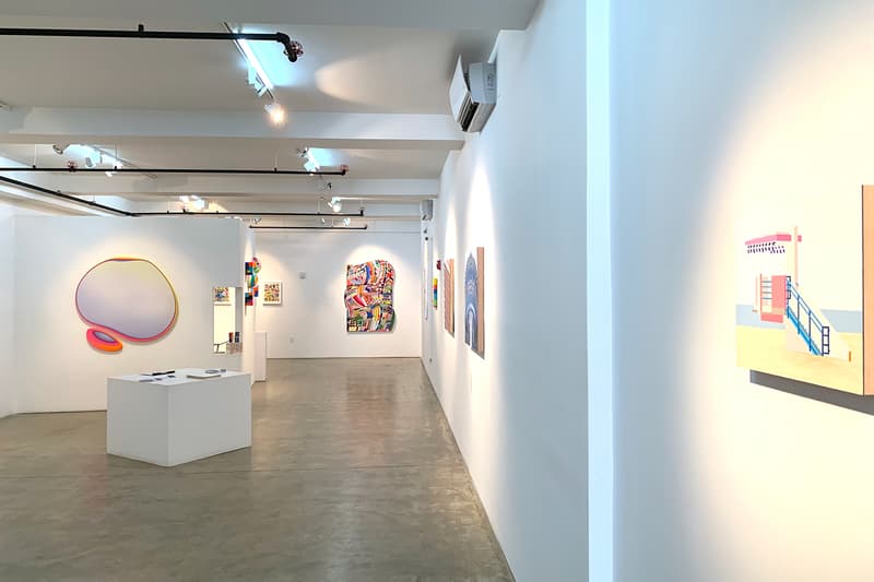 geometric heat gr gallery exhibition adam lucas daniel rich jan kalab artworks paintings marco casentini