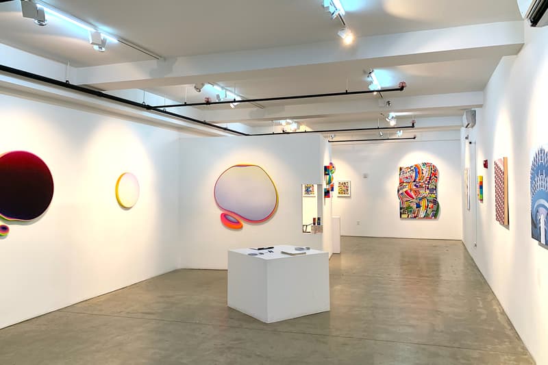 geometric heat gr gallery exhibition adam lucas daniel rich jan kalab artworks paintings marco casentini