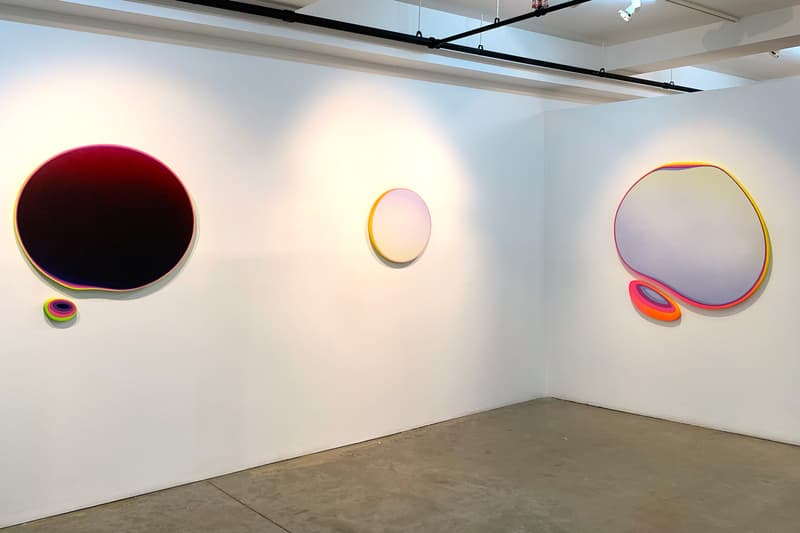 geometric heat gr gallery exhibition adam lucas daniel rich jan kalab artworks paintings marco casentini