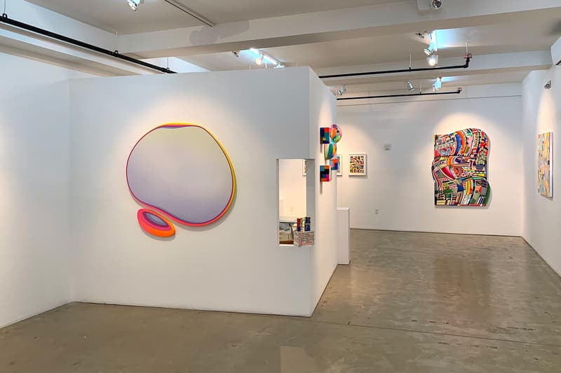 geometric heat gr gallery exhibition adam lucas daniel rich jan kalab artworks paintings marco casentini