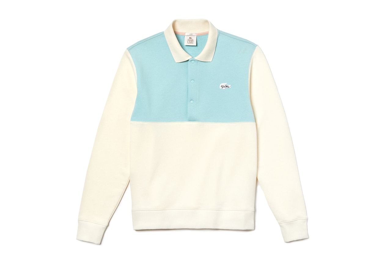 Lacoste and GOLF le FLEUR* SS19 Capsule Collaboration collection spring summer 2019 lookbook wang tyler the creator tracksuit polo shirt shorts tee hat cardigan GOLF le COSTE*