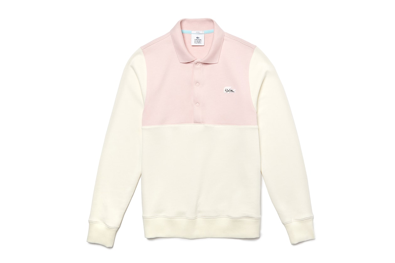 Lacoste and GOLF le FLEUR* SS19 Capsule Collaboration collection spring summer 2019 lookbook wang tyler the creator tracksuit polo shirt shorts tee hat cardigan GOLF le COSTE*