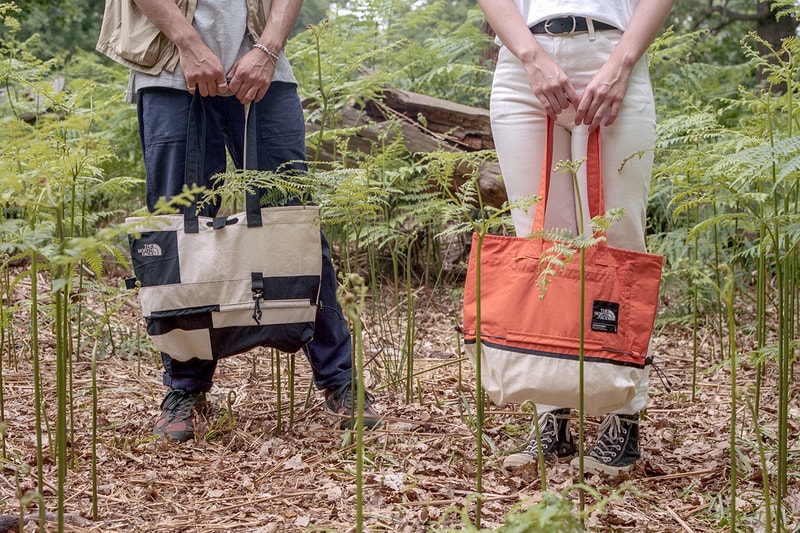 greater goods recycled tote bags second collection lookbooks the north face gore tex canvas sustainable fashion reduce waste