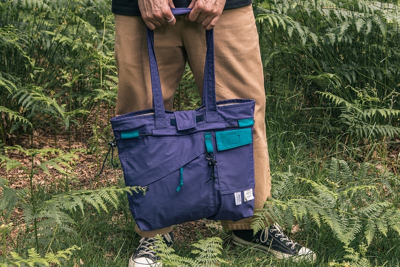 greater goods recycled tote bags second collection lookbooks the north face gore tex canvas sustainable fashion reduce waste