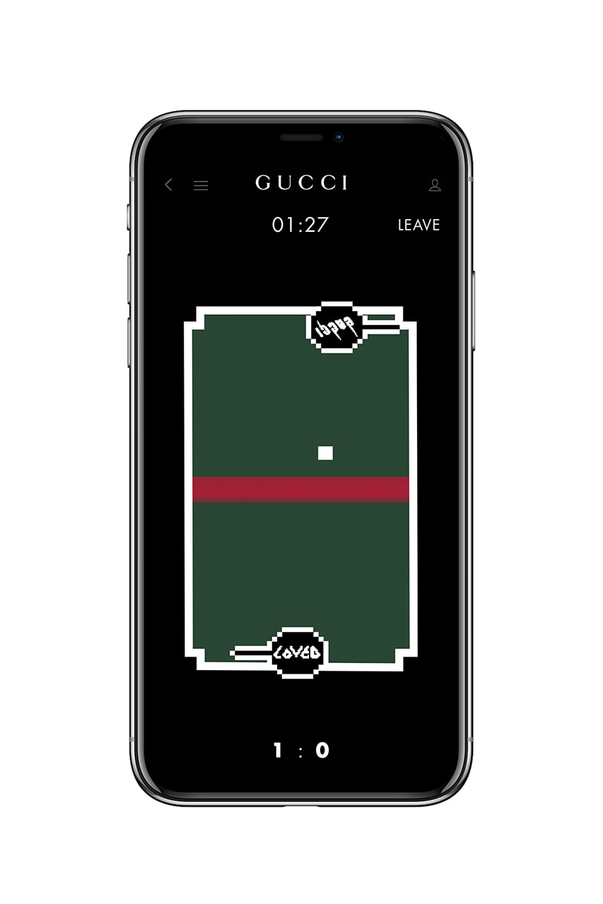 Gucci Arcade App Update Release Information Play Mobile Phones Smartphones Alessandro Michele 'Gucci Bee' 'Gucci Ace' Maze 8-Bit Games 