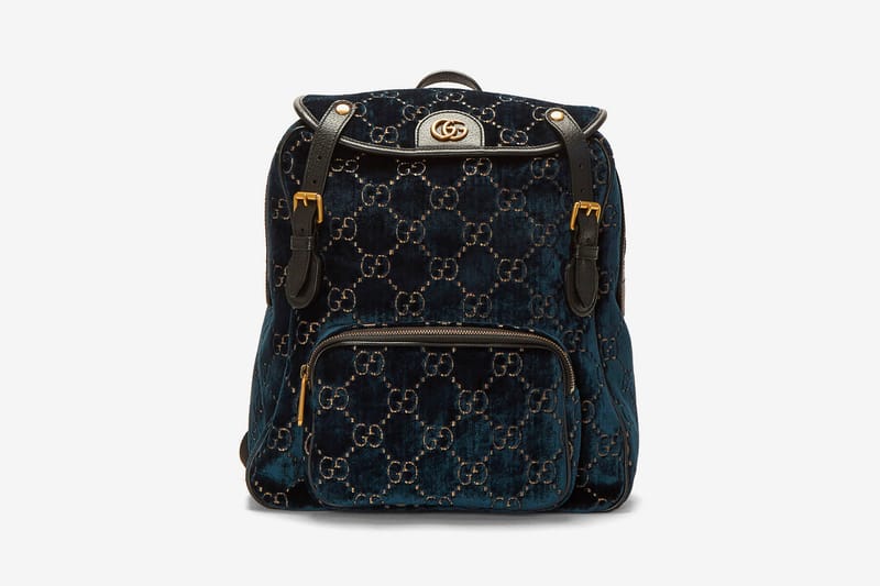 gucci bag velvet blue